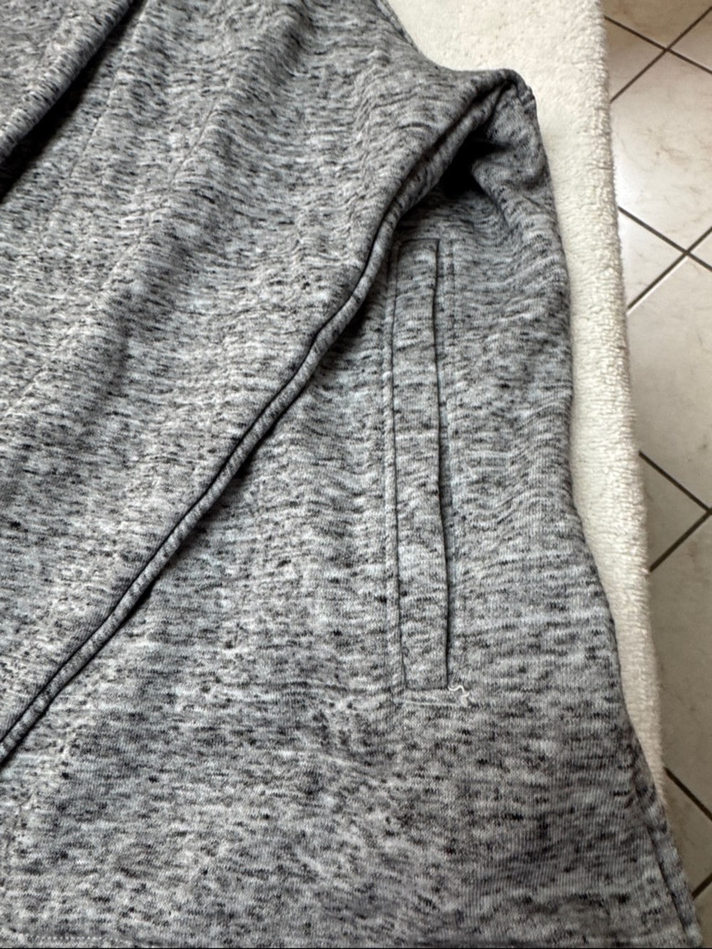 Under Armour Ladies Heather Grey Full-Zip Hooded Sweater - Picture 2 of 5